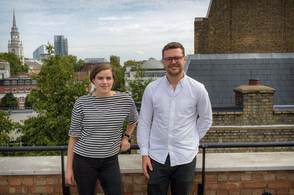 Kitt's founders Steve Coulson and Lucy Minton