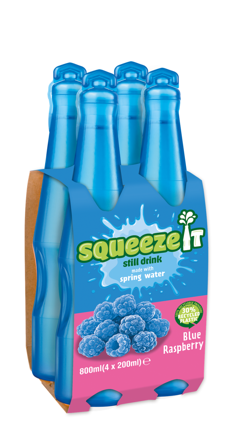 Squeezeit Expands Product Line with Blue Raspberry Launch